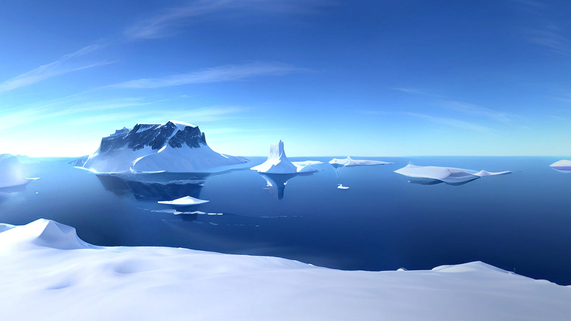 Unveiling Antarctica's Frozen Secrets - Buy Royalty Free 3D model by 