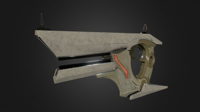 Concept Heavy PDW: Type-34 DRAKE 3D Model