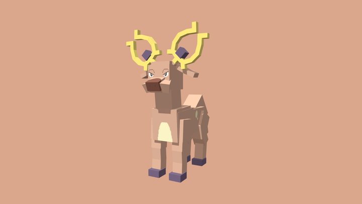 Stantler 3D Model