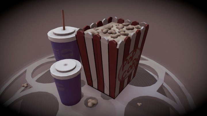 A Cinema Visit 3D Model