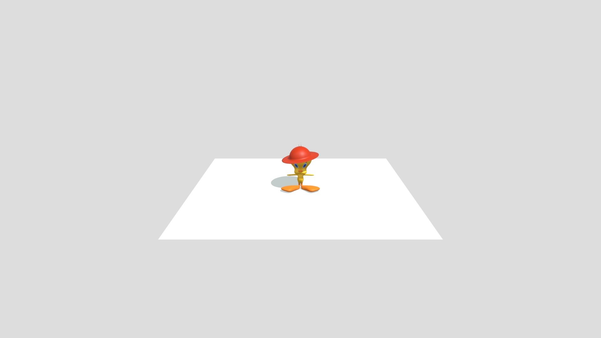 Tweety Bird with Red Hat