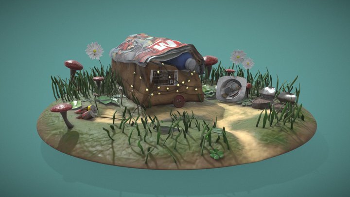 Little House 3D Model