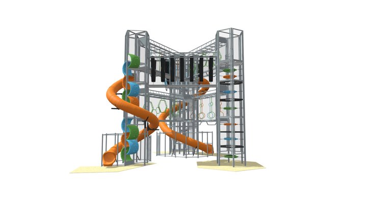 Sky Course 3D Model