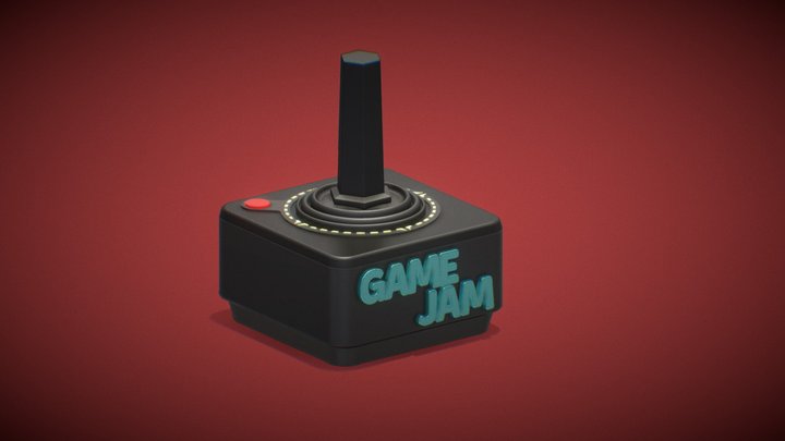 Game Jam Controller 3D Model