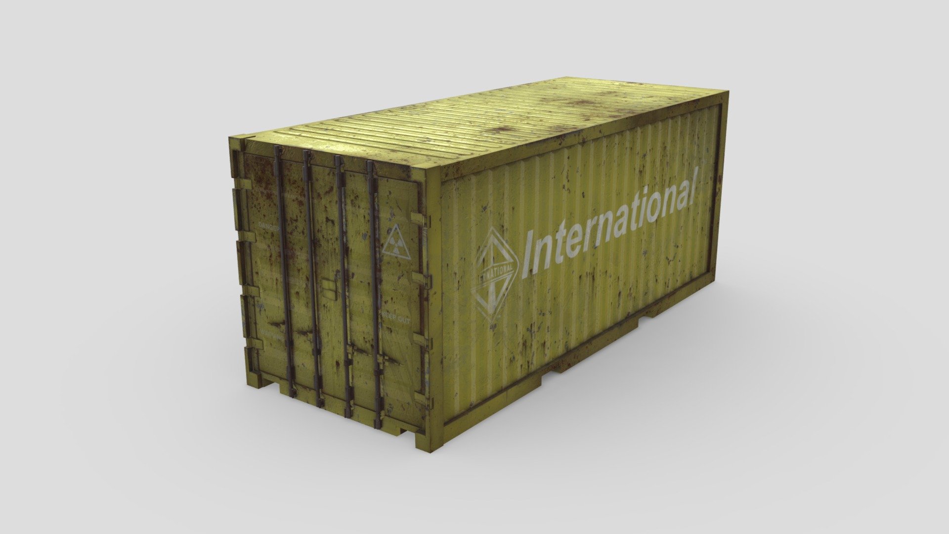 Container Mid-Poly | Painted