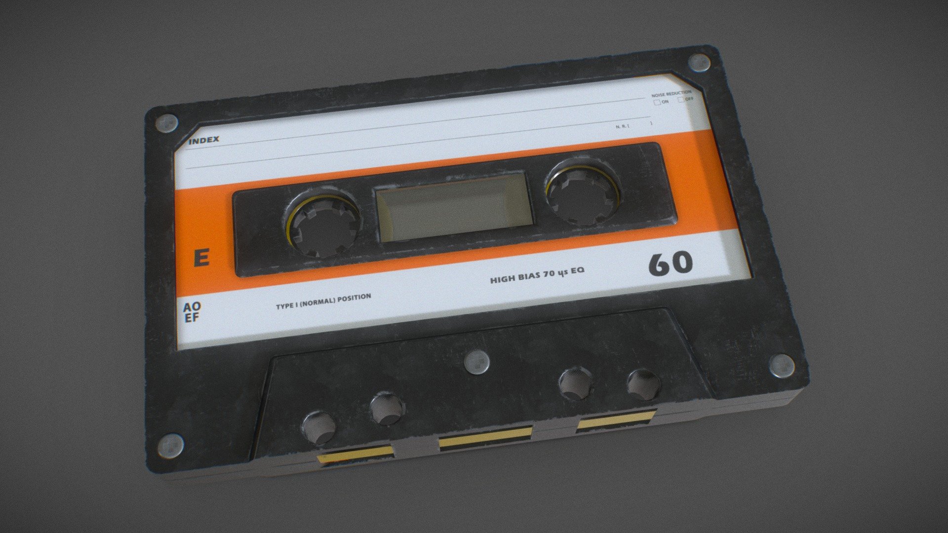 Audio Cassette Tape - 3D model by Finne (@xFinne) [fc2f000] - Sketchfab