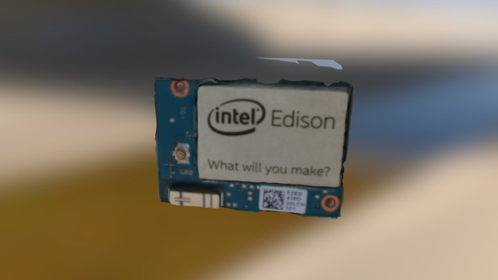 Intel® Edison Compute Module 3D Model