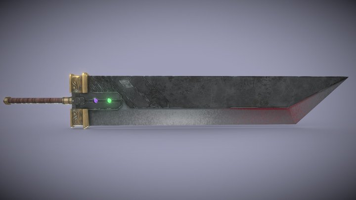 Buster Sword - Final Fantasy VII 3D Model