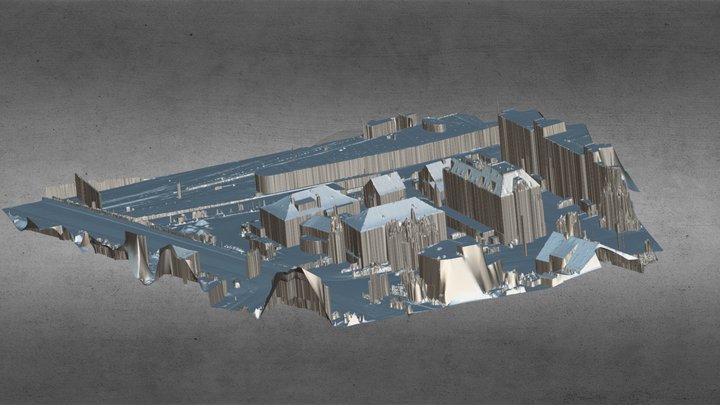 construction area zürich 2019 3D Model