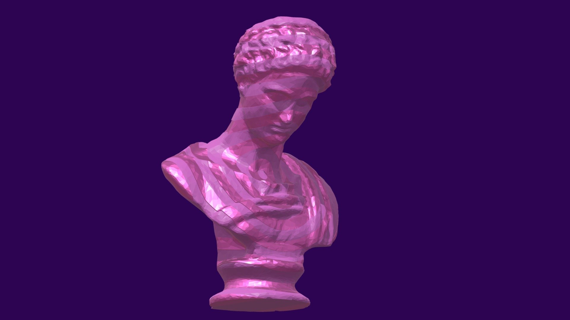 Glitch Bust — Sketchfab embed 3D viewer