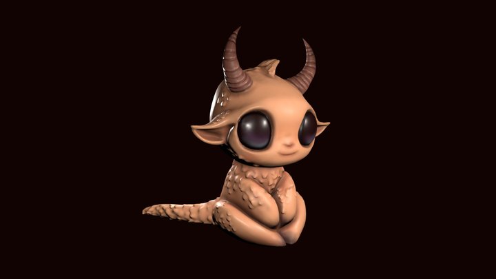 Jax, the adorable monster! 3D Model