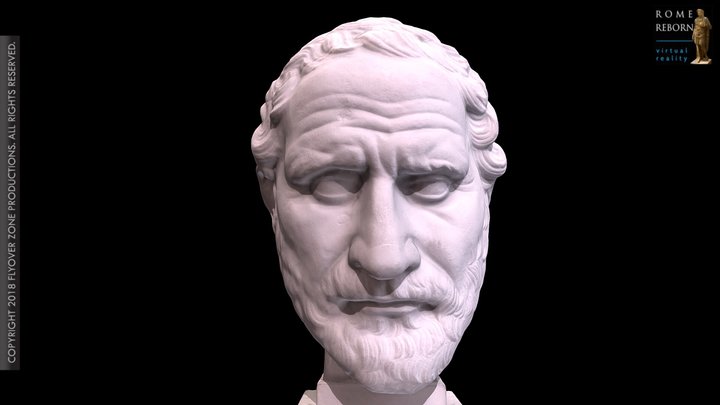 3D rendering of Demosthenes