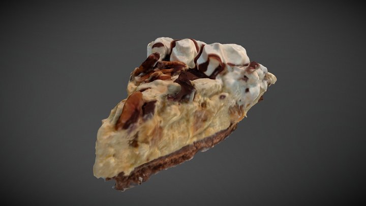 Ice Cream Pie 3D Model