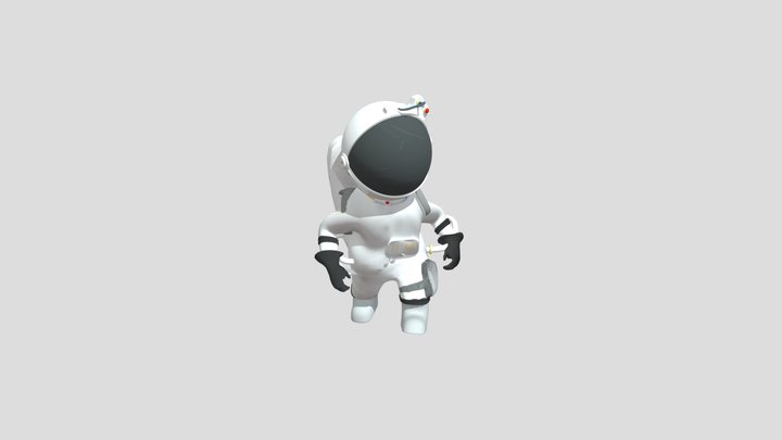 Astronauta-aranha 3D Model