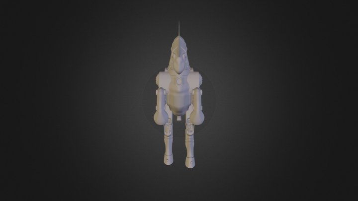 Robot Unicorn 3D Model