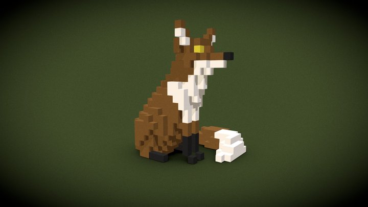 Renard - fox - vulpes 3D Model