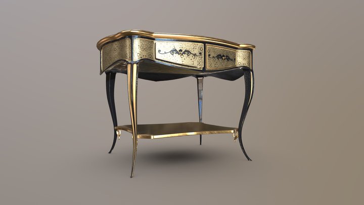 Table 3d model (game ready), a Furniture 3D Model by Snji | 3D Models (Thumbnail 3 of 19)