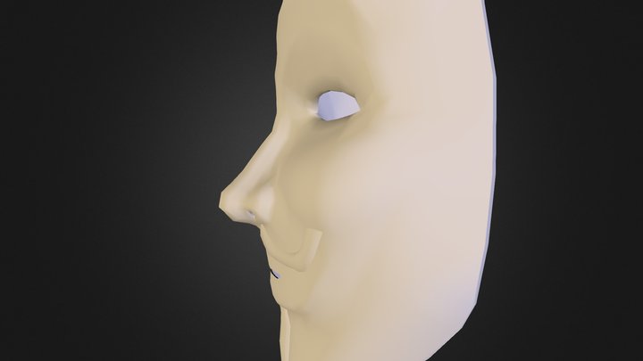 V Mask 3D Model