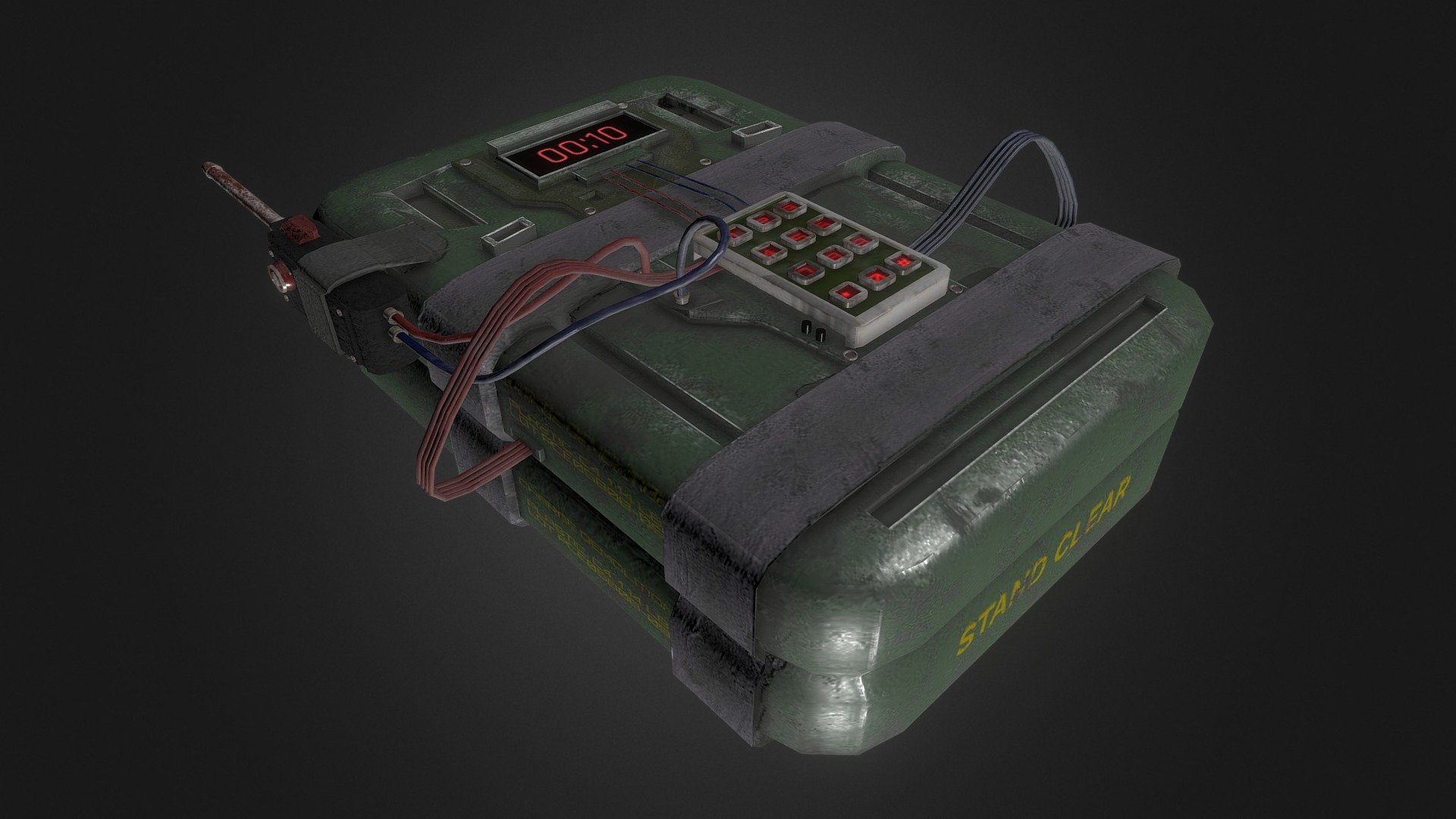 C4-bomb - Download Free 3D model by AJ (@ArneJans) [fc33f65] - Sketchfab