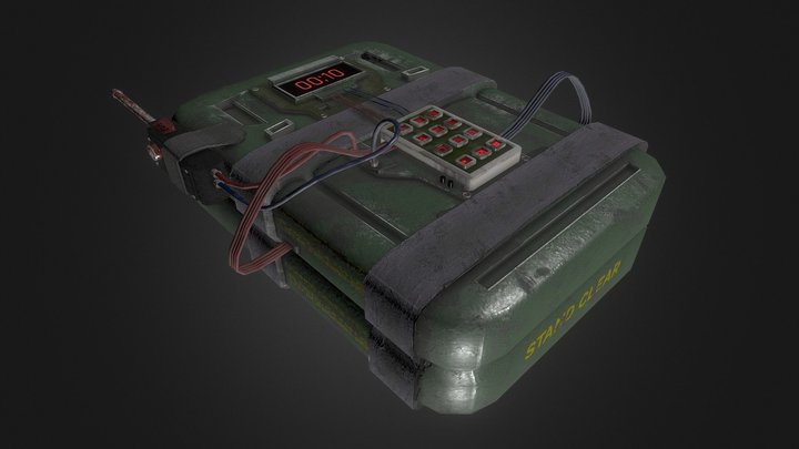 C4-bomb 3D Model