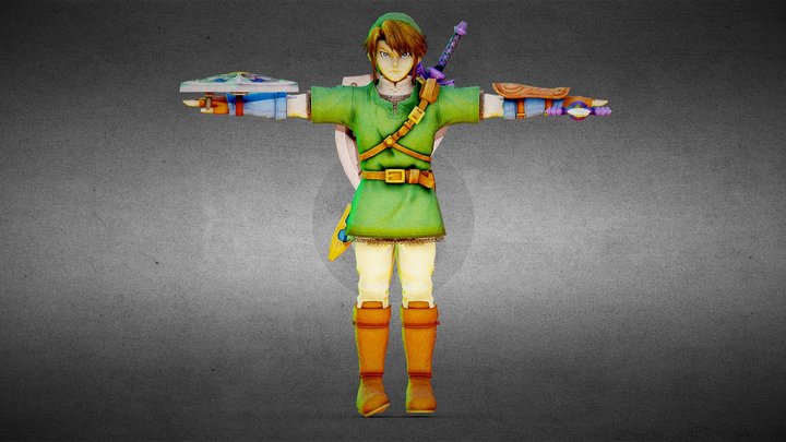 Link (Super Smash Bros for Wii U) – Kostenloses 3D-Modell STL