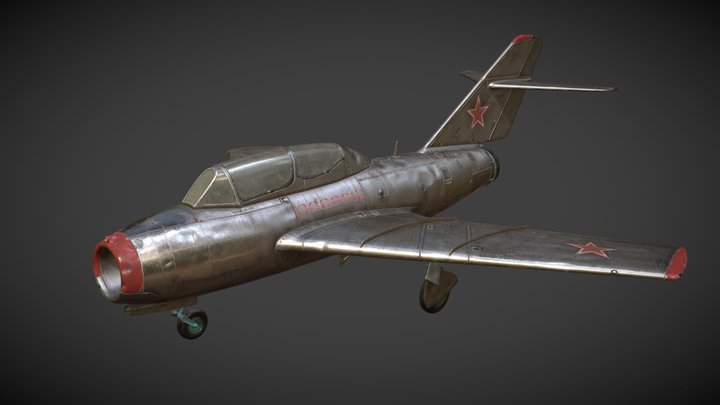 MiG-15 UTI 3D Model