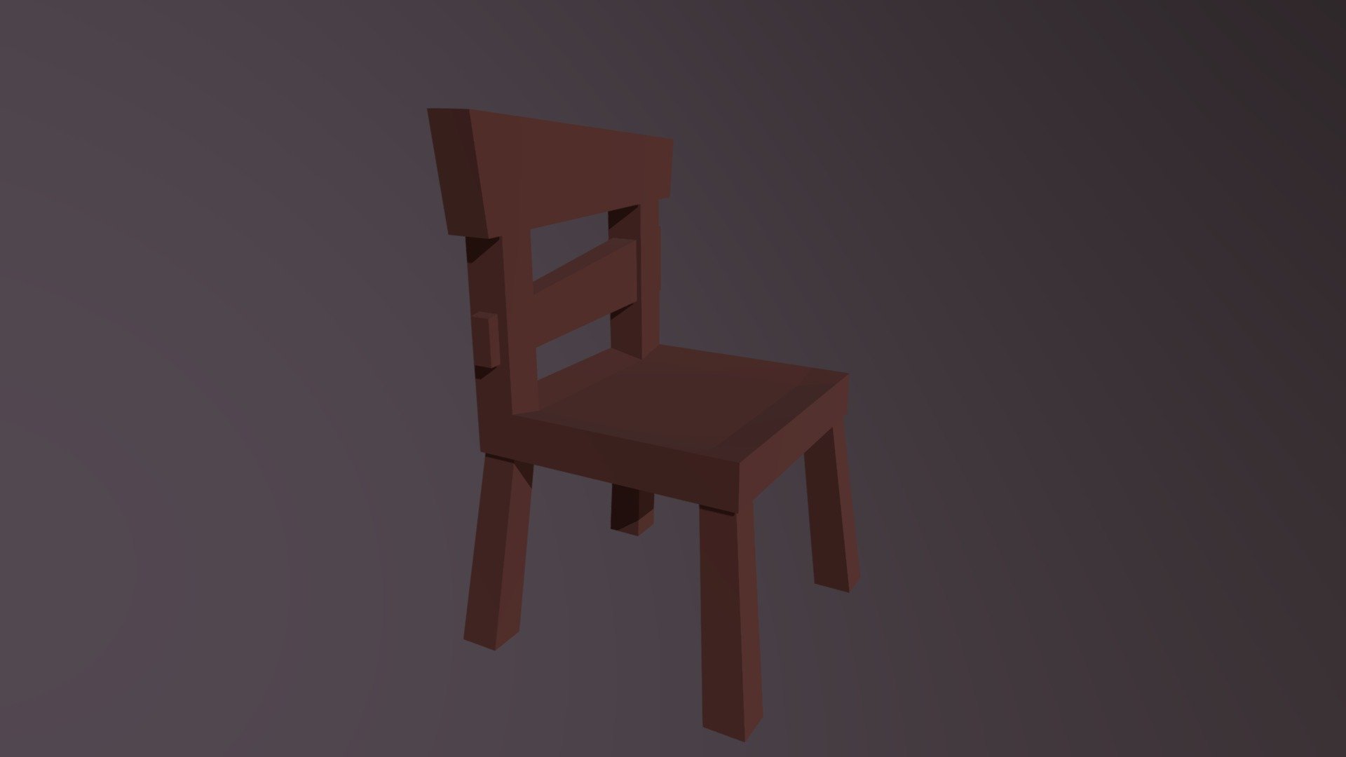 Chair - low poly