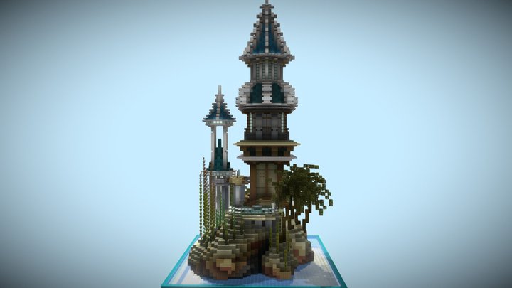 Oceanic Towers 3D Model