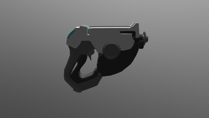 Tracer gun export 1 3D Model