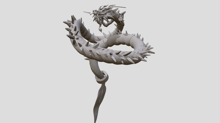 Guardian Dragon 3D Model