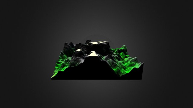Natural Voxel Terrain 3D Model