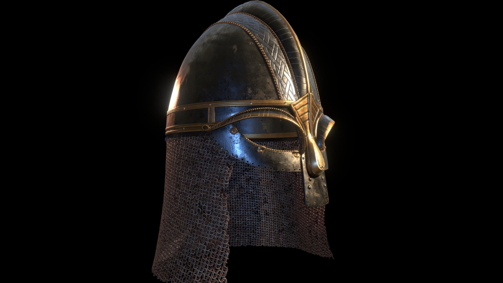 Viking Helmet #03 - Buy Royalty Free 3D model by The Ancient Forge ...