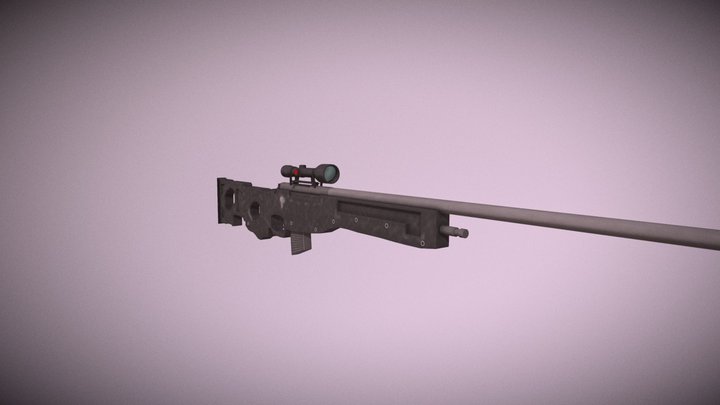 Unreal Rifle 3D Model