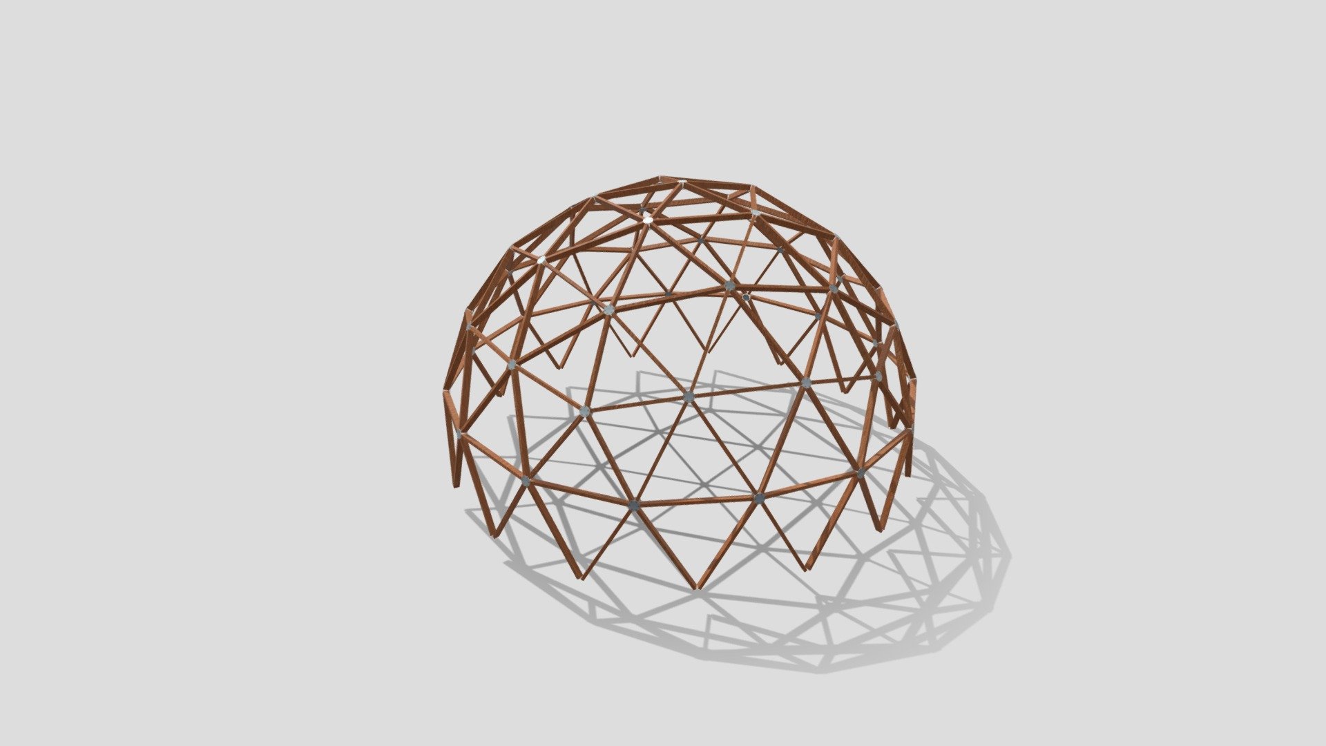 Base domo madera