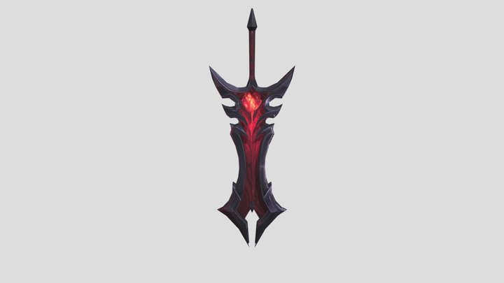 Aatrox Weapon 3D Model