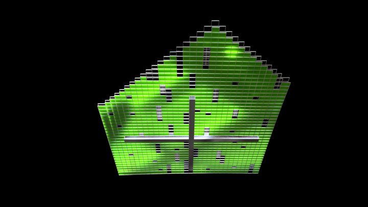 D 3D Model