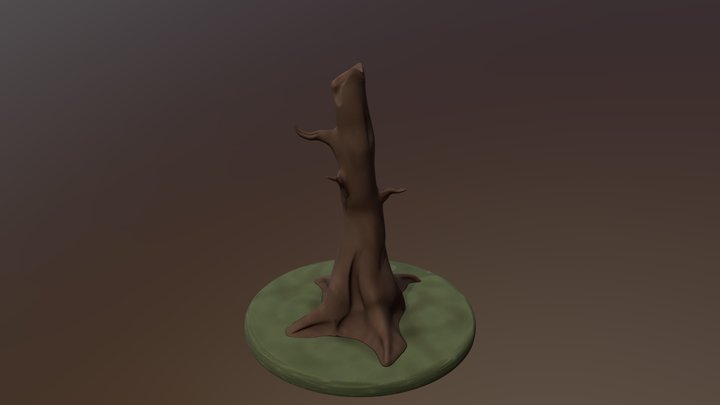 Stylised Dead Tree 3D Model
