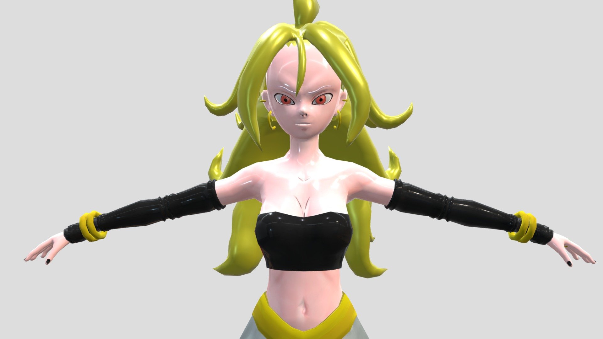 3D Female majin boo T-Pose - Download Free 3D model by Ai 3D Designs  (@AiDesigner1) [fc3d1c1]