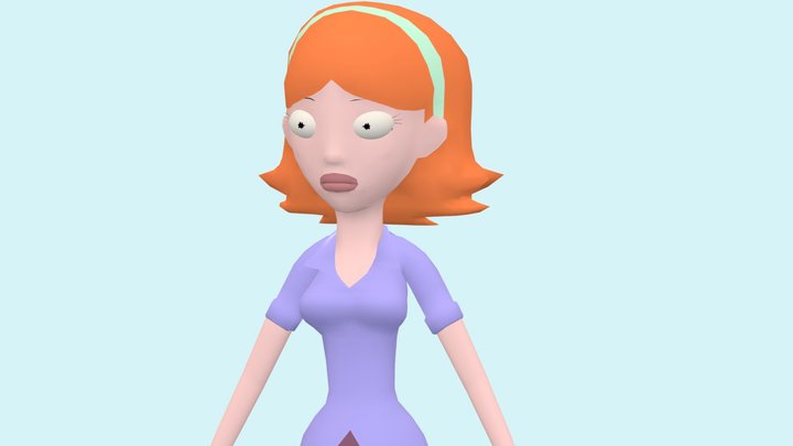 Jessica (Rick and Morty) 3D Model