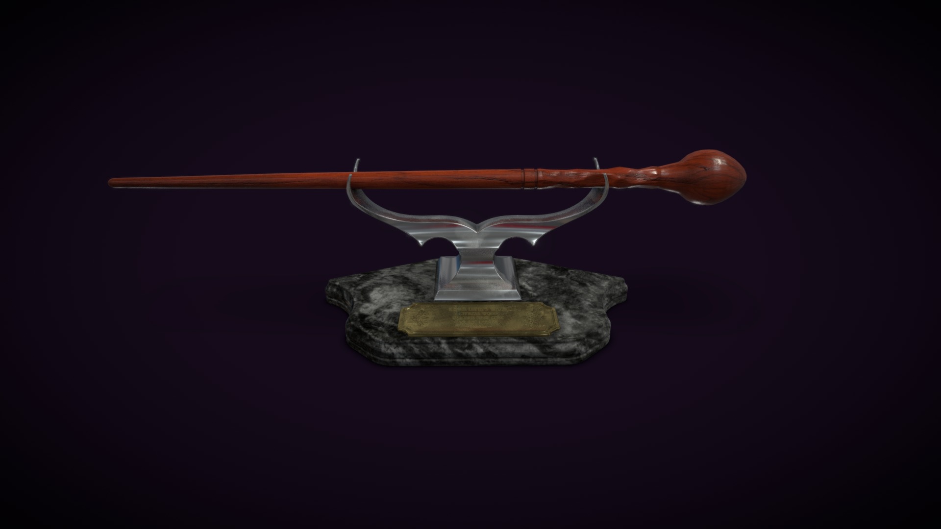 Remus Lupin's Wand - 3D model by Brandon Deardorff (@blugbox) [fc3e464 ...