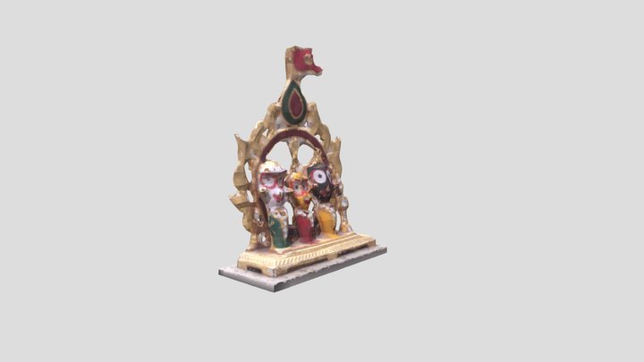 Jagannath Idol1 3D Model