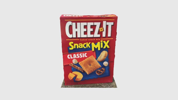 Snack Mix box 3D Model