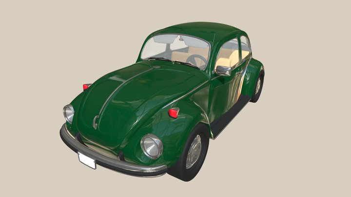 Käfer 1302 Volkswagen 3D Model