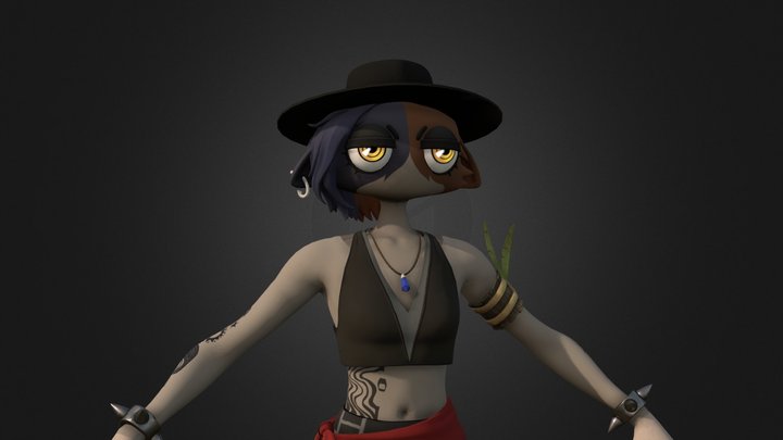 Custom (Fortnite) - Summer MeowSkulls 3D Model