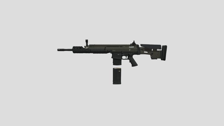 FN SCAR-20 – Modello 3D gratuito STL