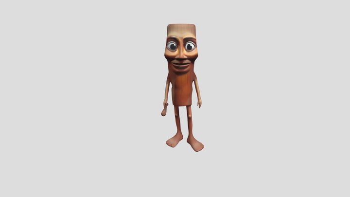 木棍人默认站立 3D Model