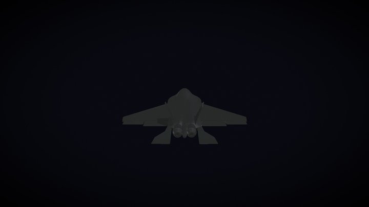 Turkish Aircraft KAAN 3D Model