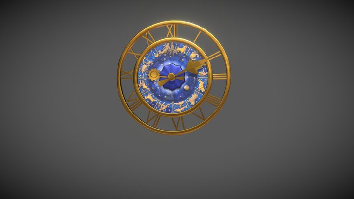 Wall Clock 3D Model