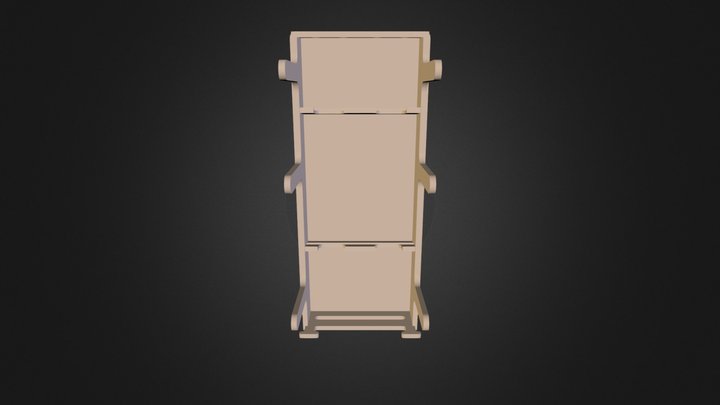 Roller Derby Gear Rack 3D Model