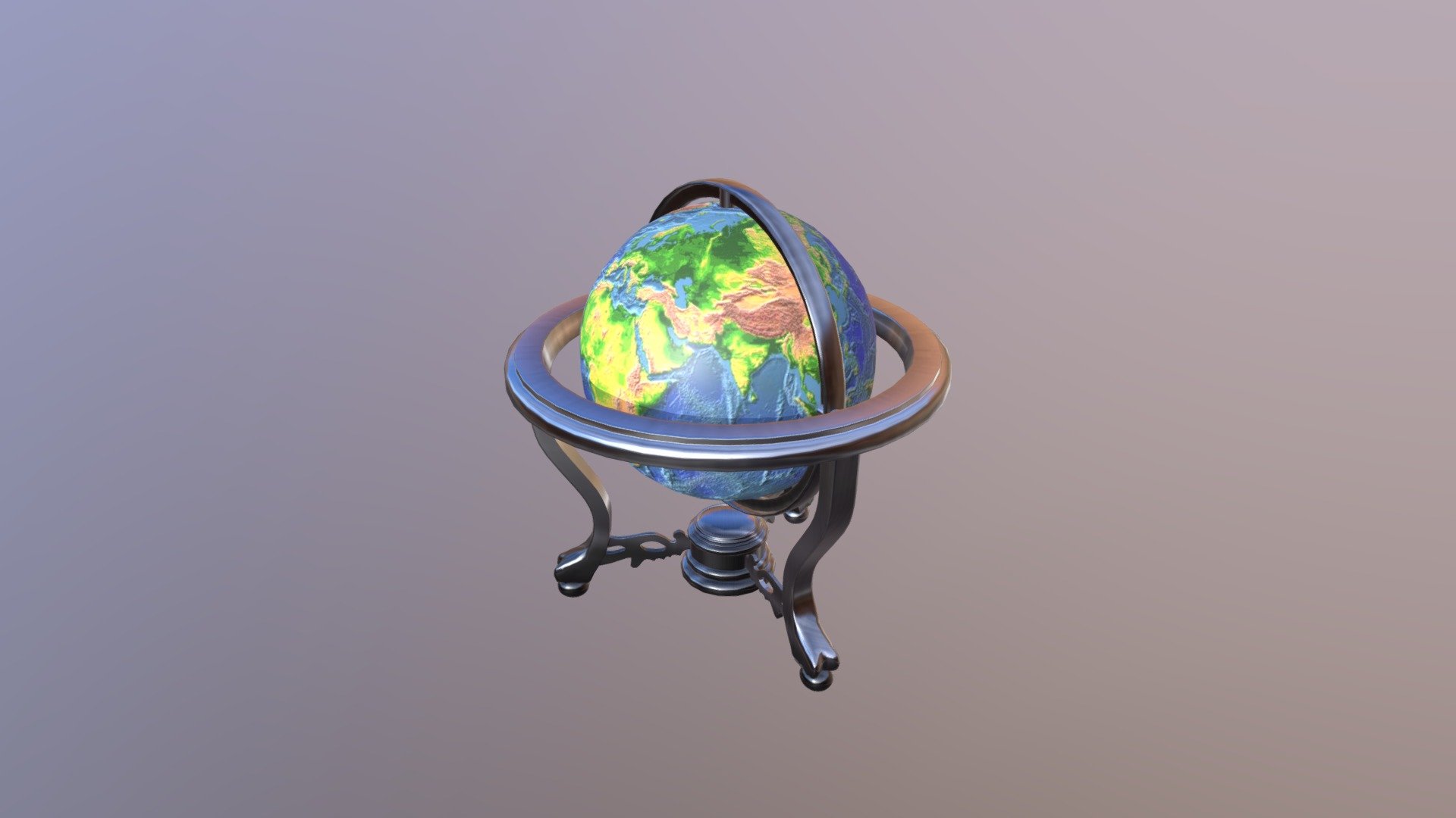 Globe 3D model by whoajoshwhoa [fc42bef] Sketchfab
